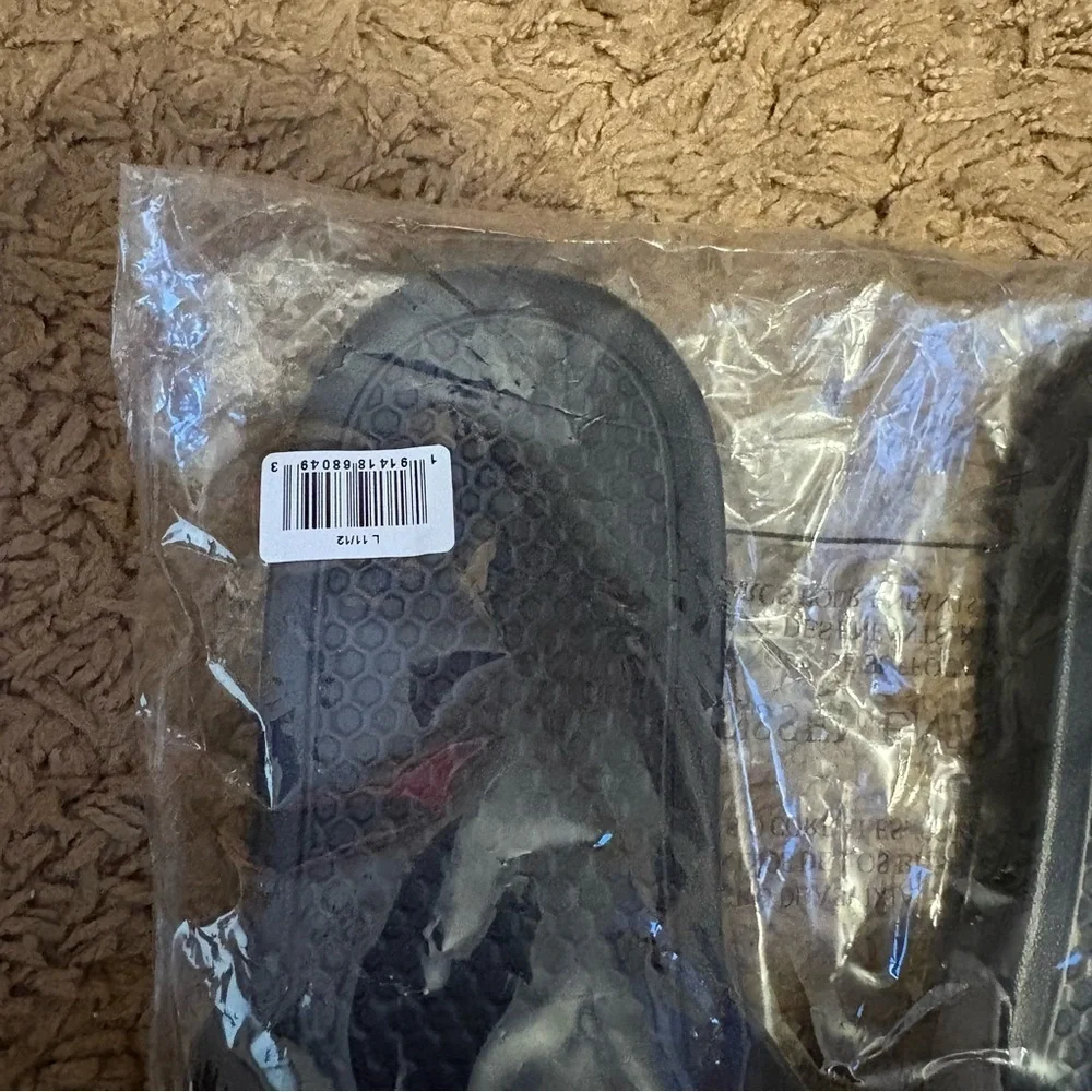 NFL Los Angeles Rams Gray and Blue Slide Sandals NEW 11/12 Men’s Shoes